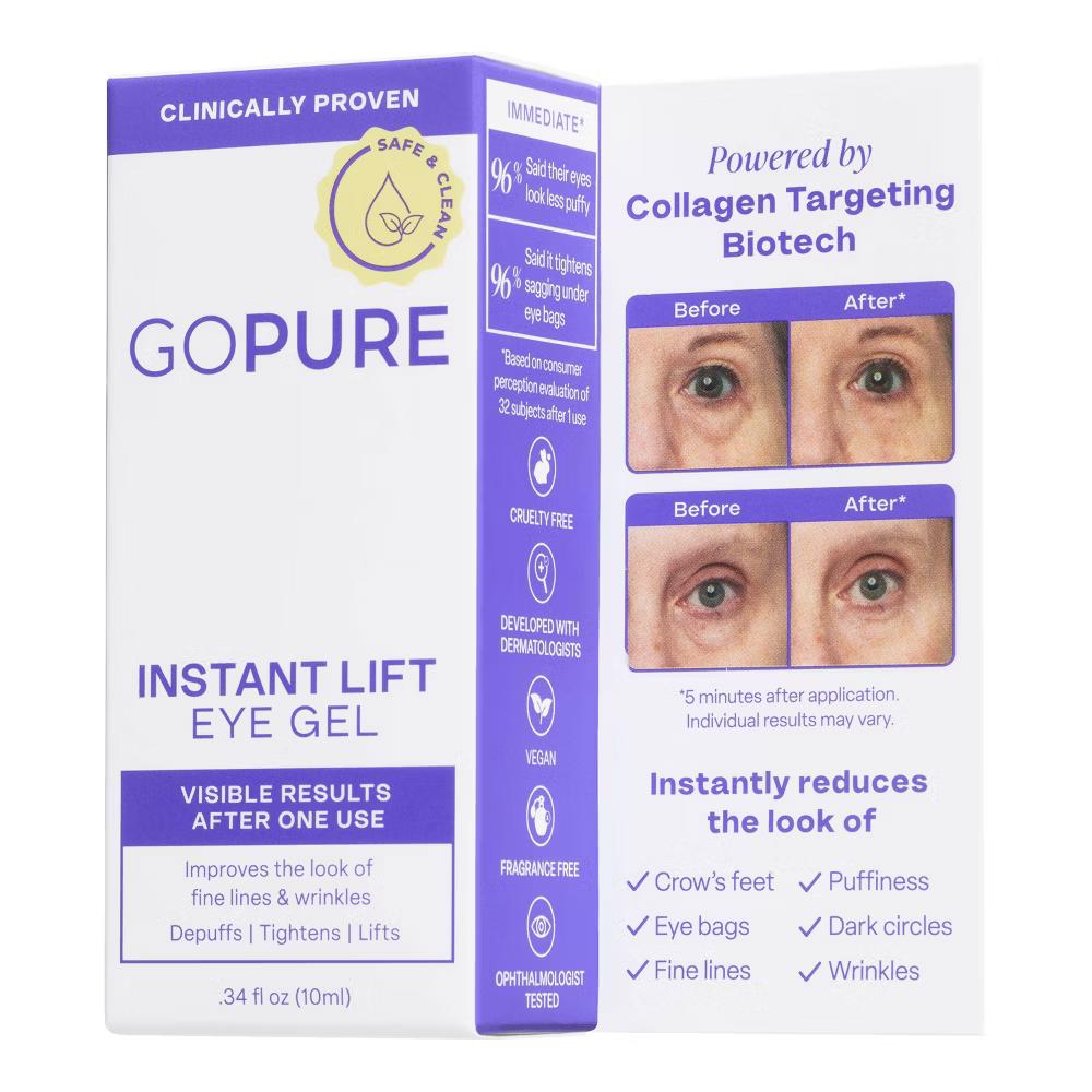 goPure Instant Eye Lift Gel - 0.34oz - Image 4