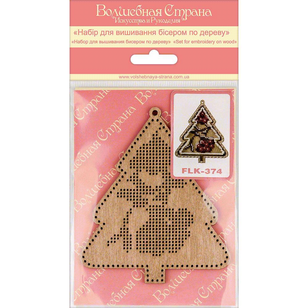 Crafts Bead embroidery kit on wood FLK-374 - Image 6
