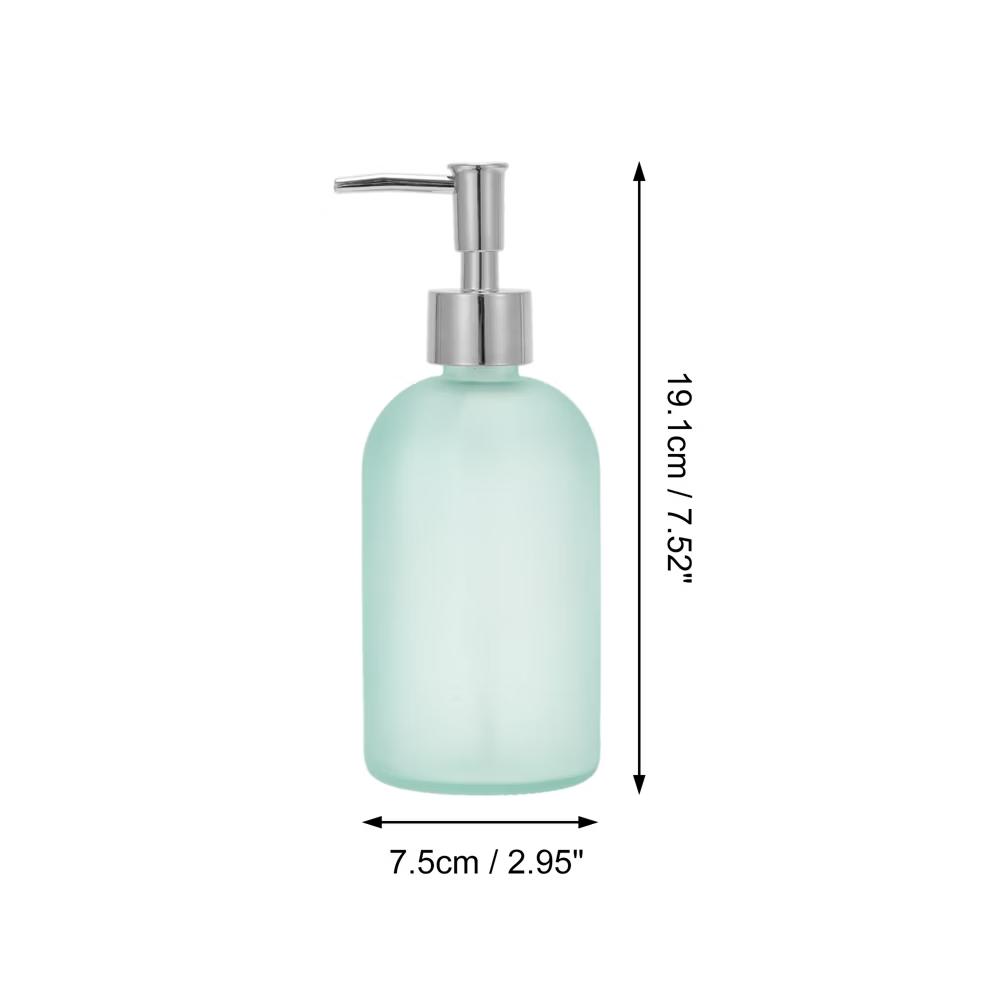 Reusable Cylinder Frosted Soap Dispenser 1 Pc - Image 32
