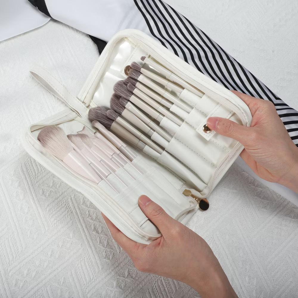 Waterproof Stand-Up Makeup Brush Bag 1 Pc - Image 14