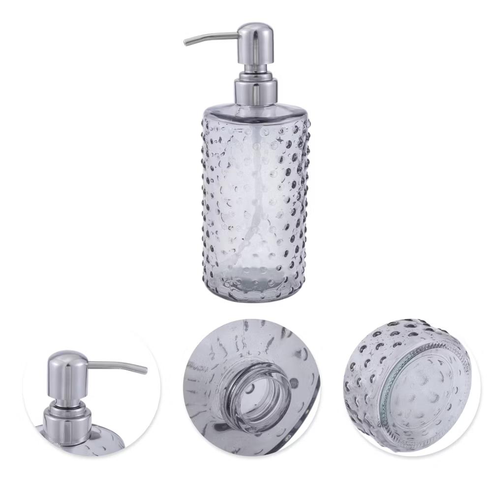 Elegant Polka Dot Pattern Soap Pump Dispenser for Bathroom 16.9oz 1 Pc - Image 32