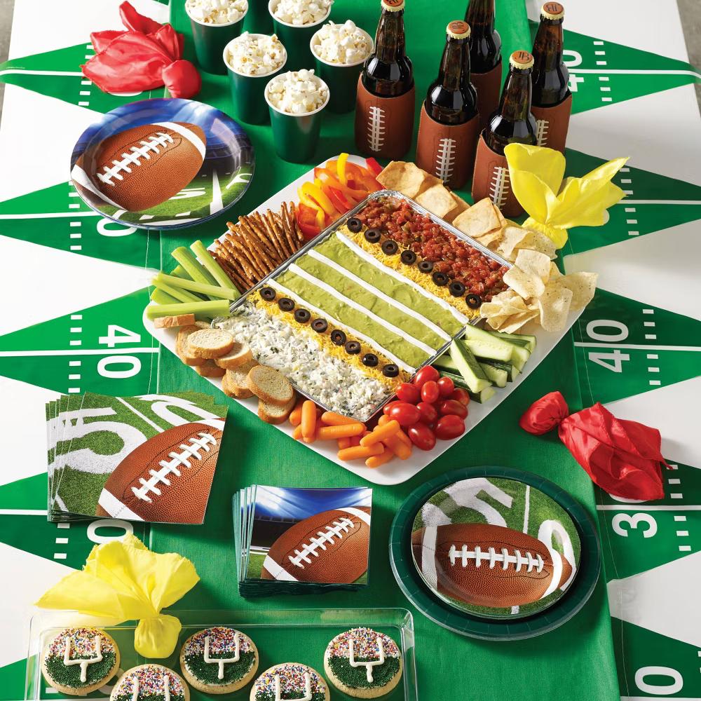 24ct Football Party Dessert Plates - Image 4
