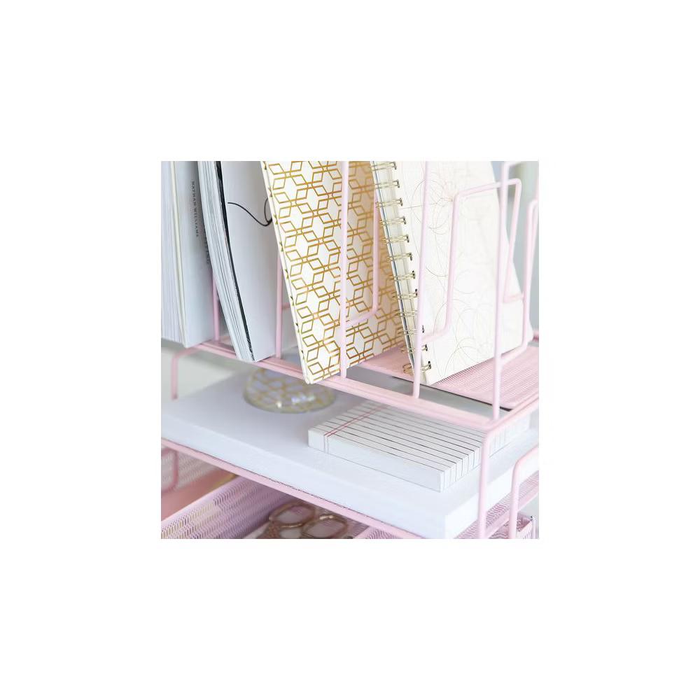 Blu Monaco Desk Organizer with File Sorters & Drawer - Image 31