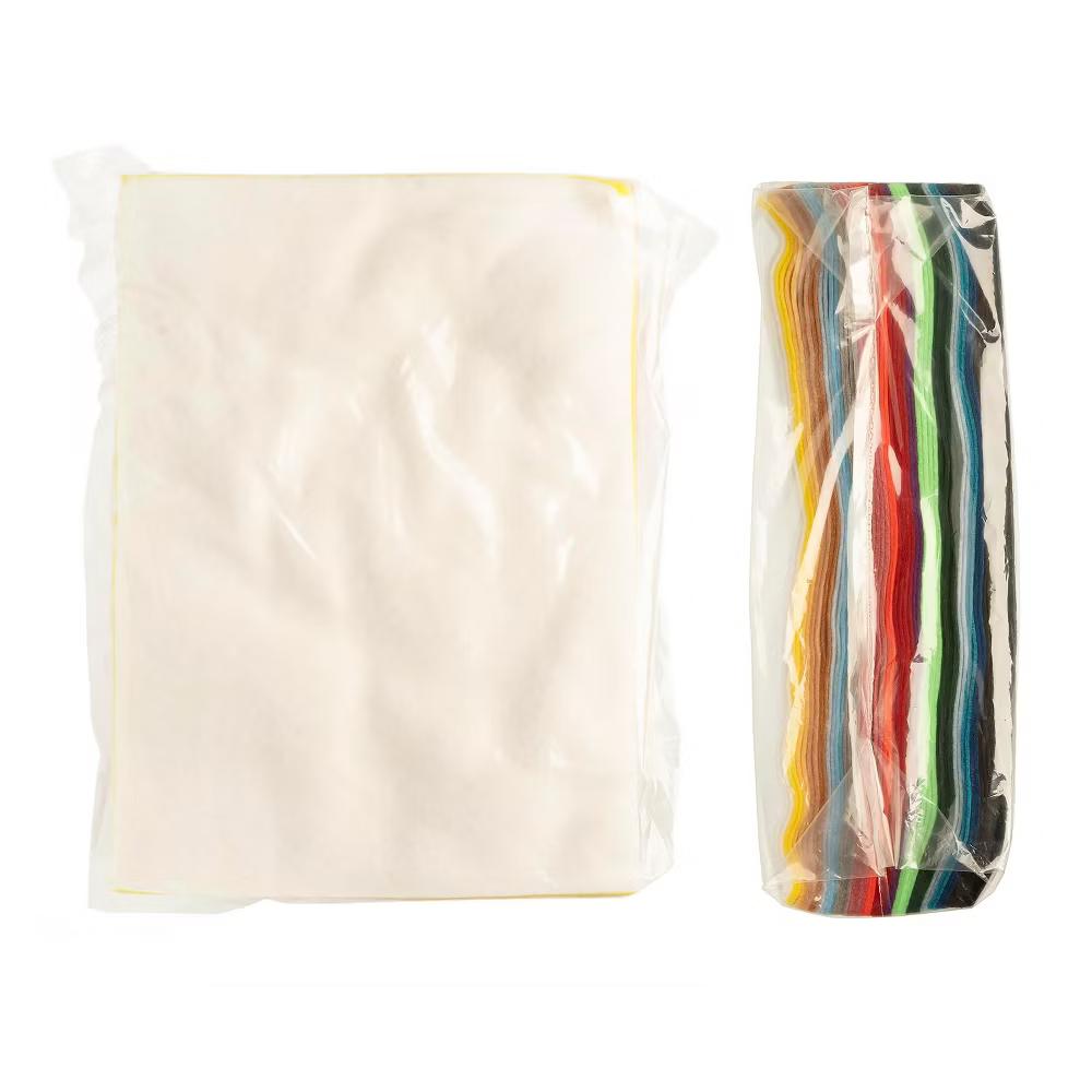 9" 12" Assorted Value Pack Acrylic Craft Felt Sheets, 50pcs - Image 7