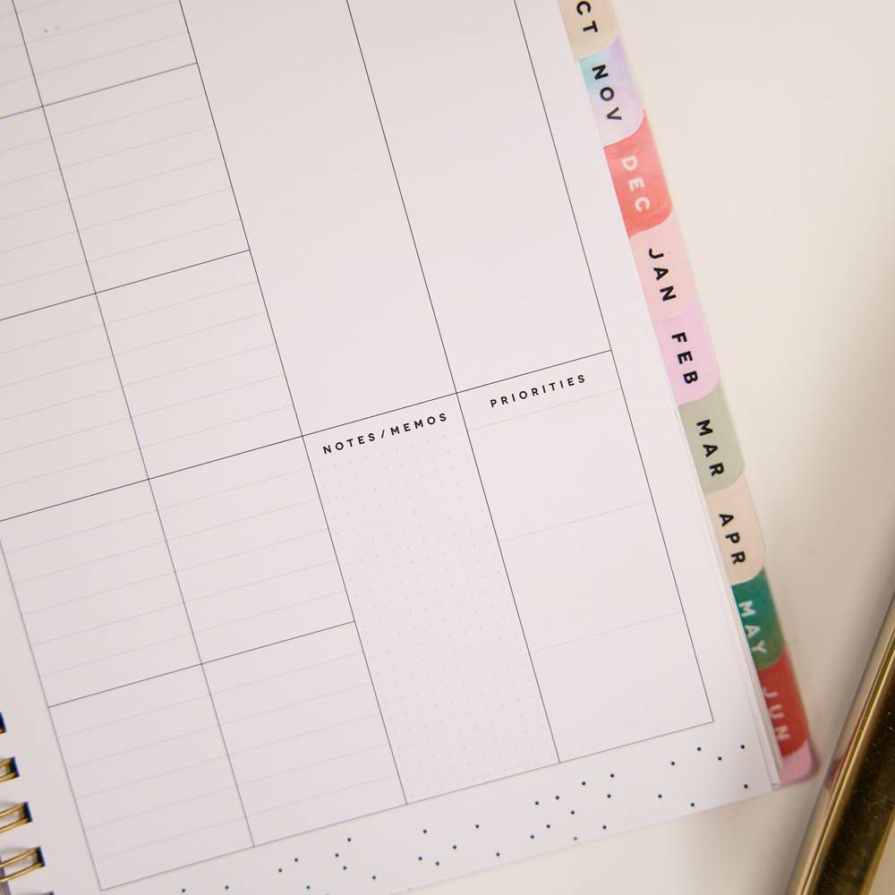 Happy Brands 2026-2027 6"x8.375" Organized Liminal Garden Small 12 Months Twin Loop Dated Teacher Planner - Image 12