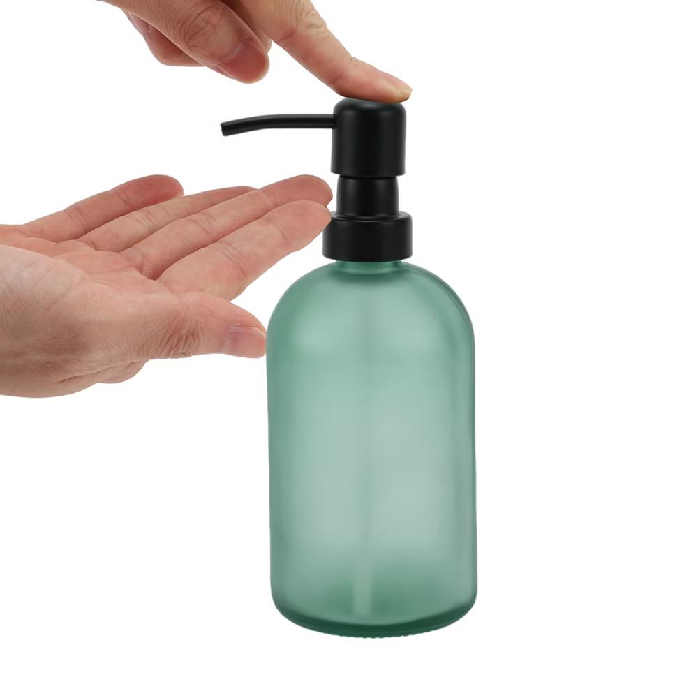 Simple Cylindrical Soap Pump Dispenser for Kitchen 400ml 1 Pc - Image 16