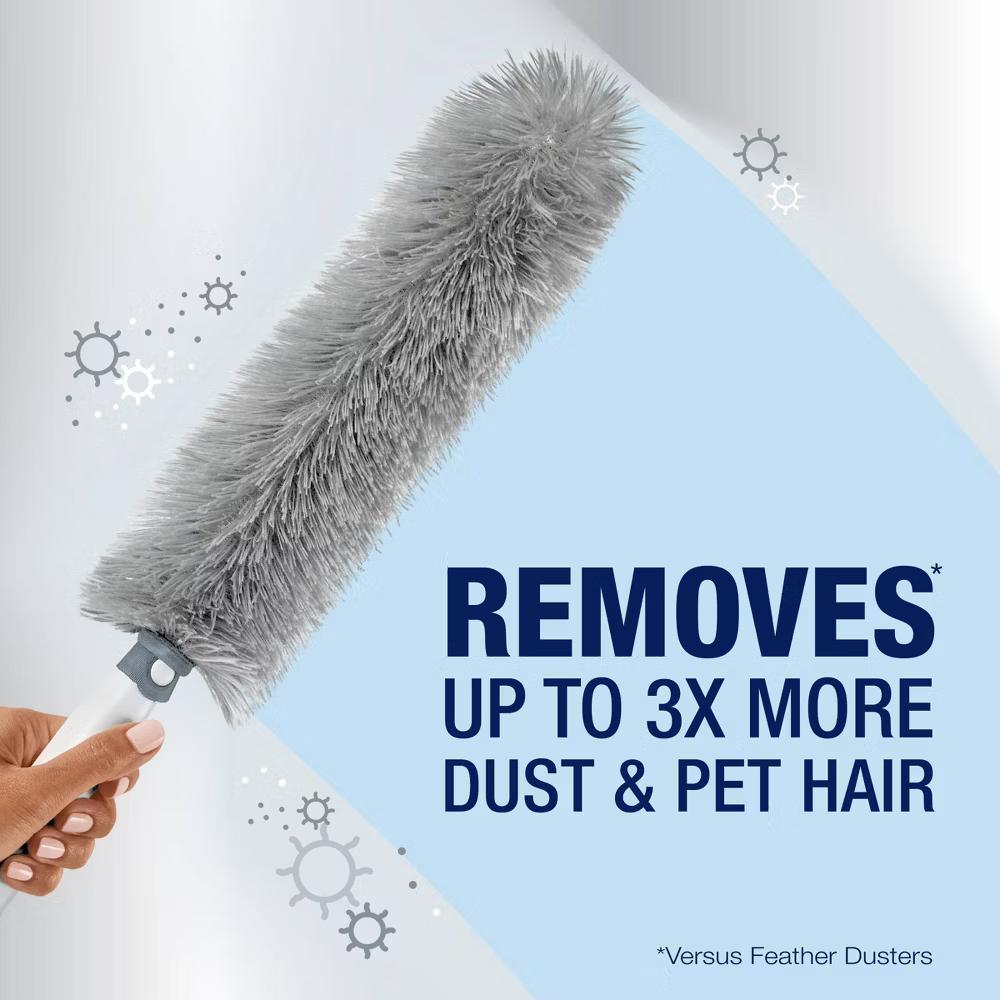 Bona High Performance Dusting System Reusable Dusting Sleeves 2ct Short Handle Duster Kit - Image 4