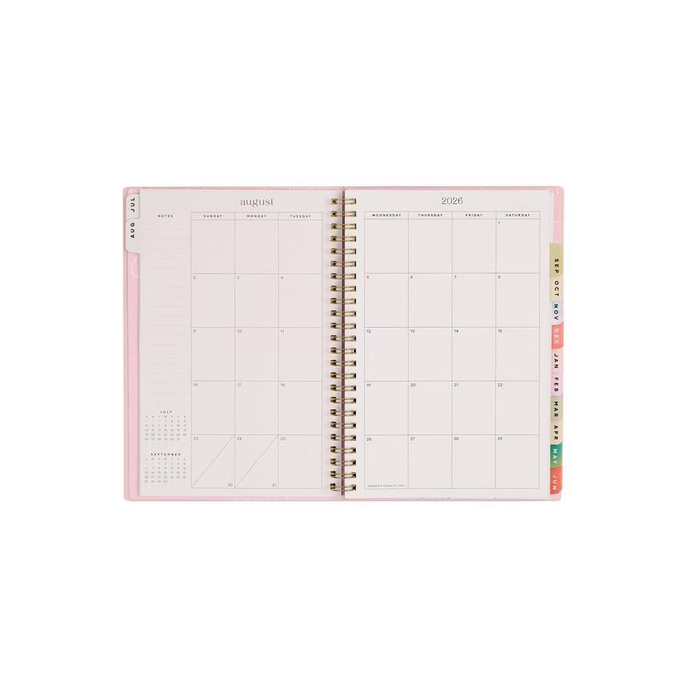 Happy Brands 2026-2027 6"x8.375" Organized Liminal Garden Small 12 Months Twin Loop Dated Teacher Planner - Image 9