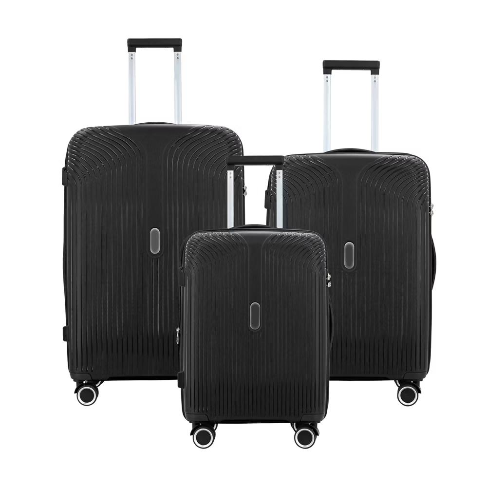 3-Piece Hardshell Expandable Luggage Set with 8 Spinner Wheels and Built-In Lock - 20", 24", 28" - Image 5