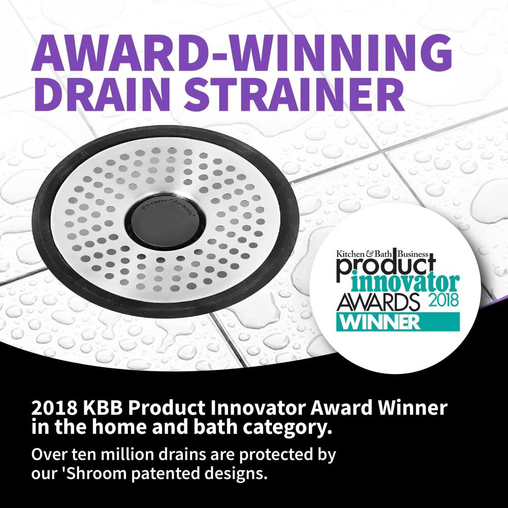 ShowerShroom (Ultra Edition) Strainer That Prevents Clogged Shower Stall Drains from TubShroom - Image 7