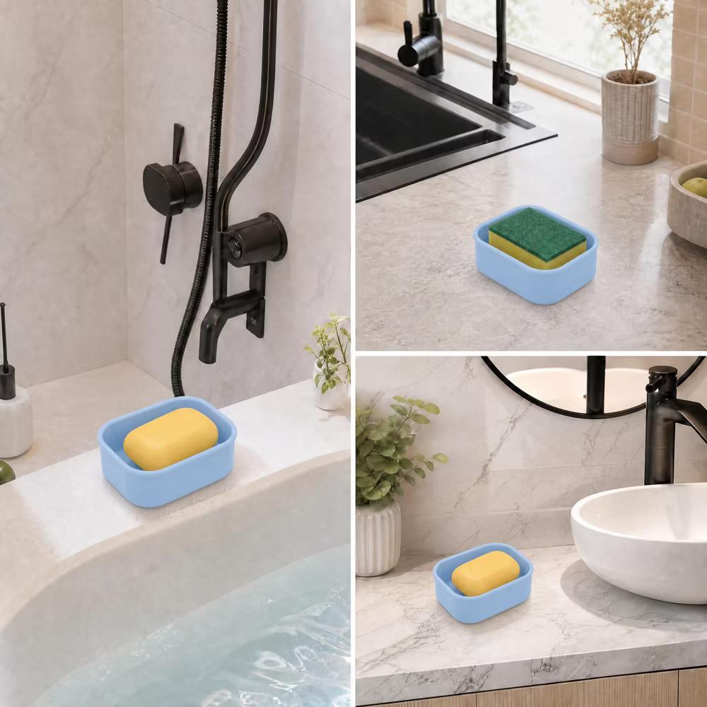 Square Soap Dish With Lid 1 Pc - Image 13
