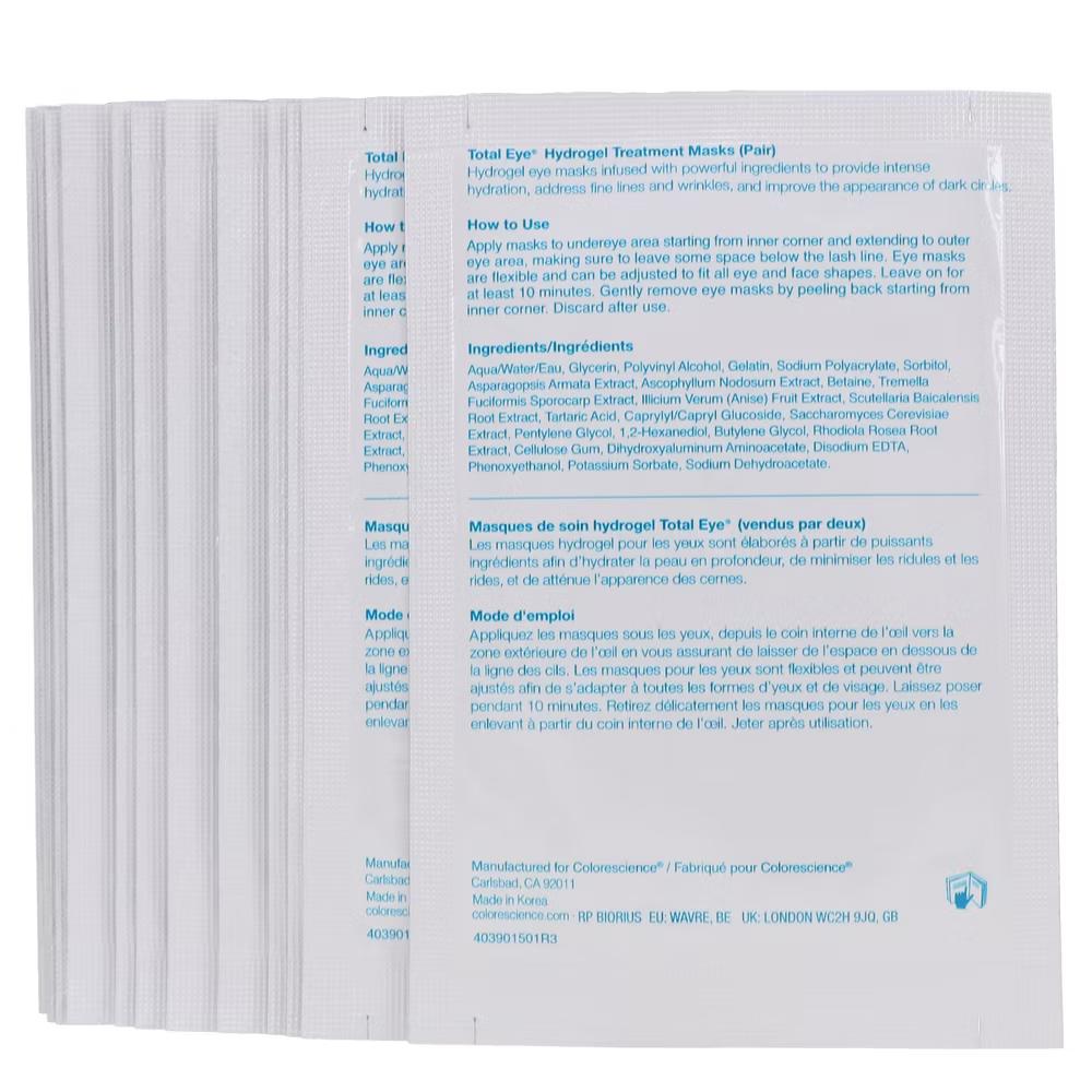 Colorescience Total Eye Hydrogel Treatment Masks 12 Count - Image 6