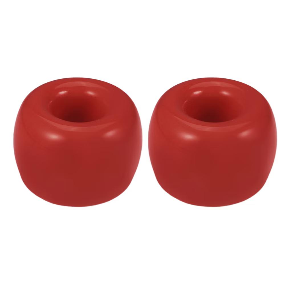 Bathroom Round Mini Ceramic Toothbrush Holder 1.65"x1.18" 2Pcs - Image 60
