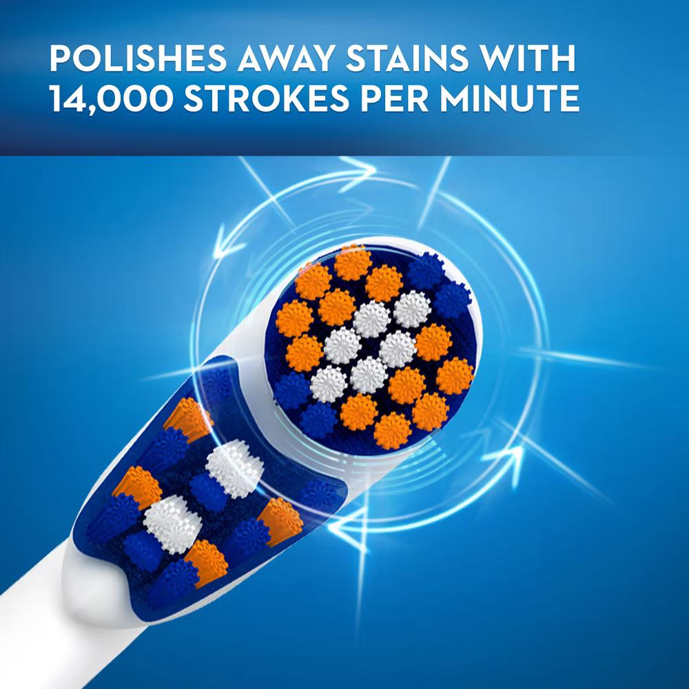 3D White Battery Power Toothbrush Replacement Heads - 2ct - Image 6