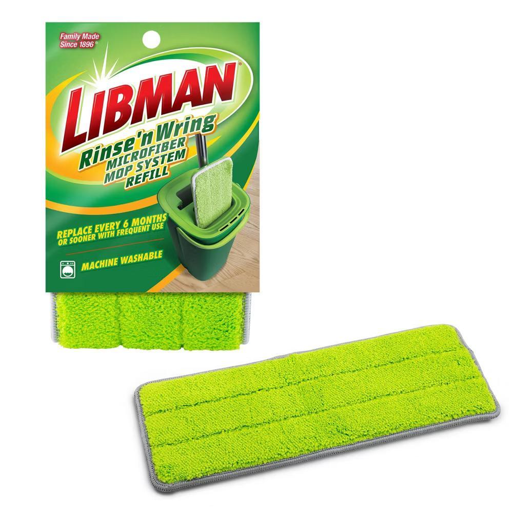 Libman Rinse 'n Wring Mop Refill: Microfiber Cleaning Tool Compatible with Libman Mop, Machine Washable, Multipurpose - Image 11