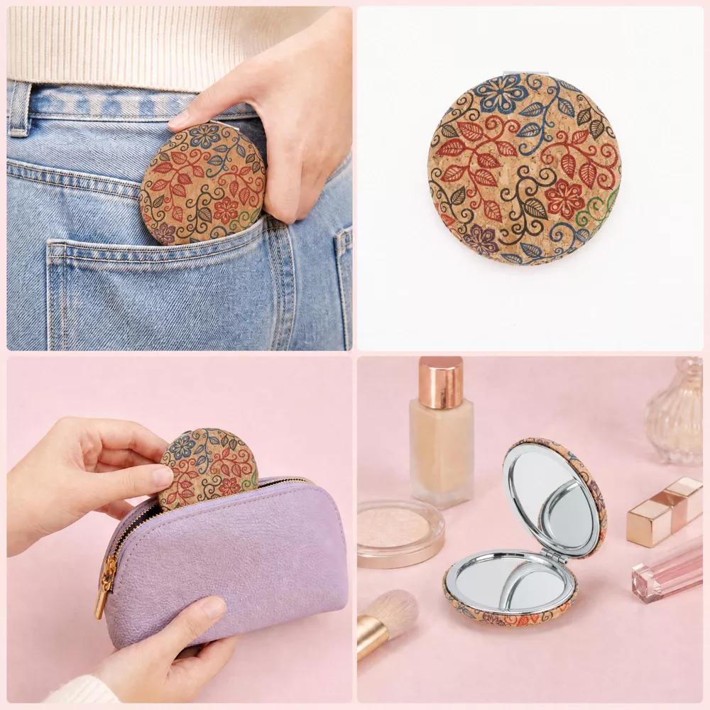 Folding Magnetic Double-Sided Round Makeup Mirror 1 Pc - Image 19