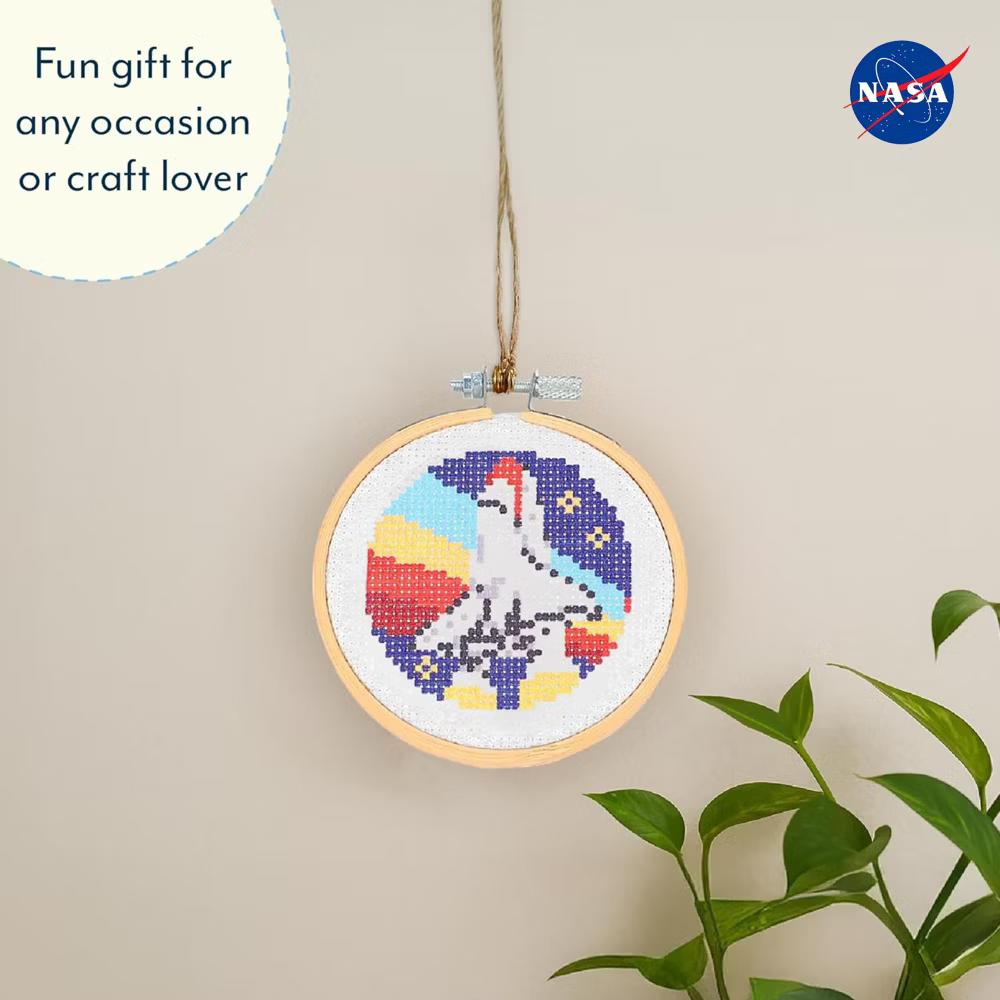 NMR Distribution NASA Space Shuttle Cross Stitch Embroidery Kit | 3.5 Inches - Image 8