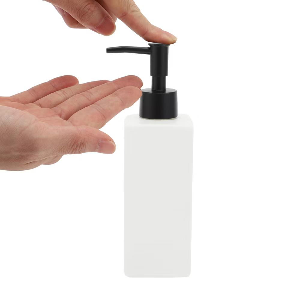 Elegant Square Soap Pump Dispenser for Laundry Rooms 350ml 1 Pc - Image 15