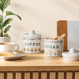 2ct Custom Ceramic Canisters with Transfers Craft Kit