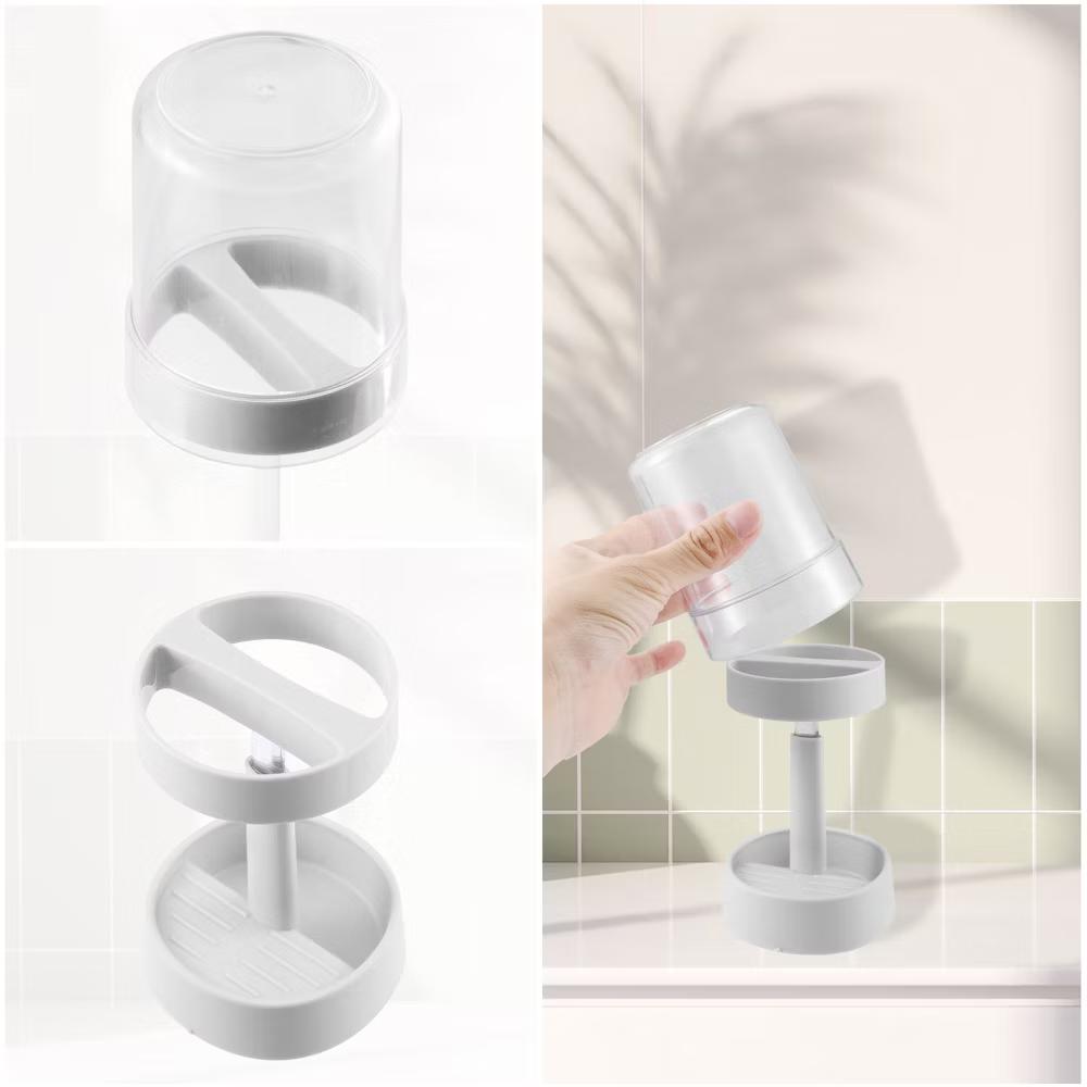 Adjustable Toothbrush Holder with Cover for Bathroom Electric Toothbrush Holder 10.63" 1 Pc - Image 23
