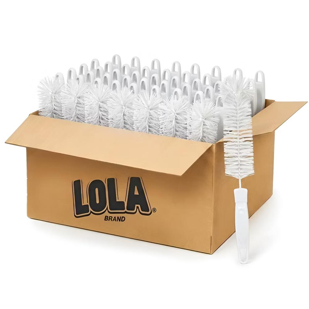Bottle Brush Cleaner, Durable Fiber Bristles Around Twisted Wire with Gripper Handle & Storage Hang Hole, Dishwasher Safe - Image 8