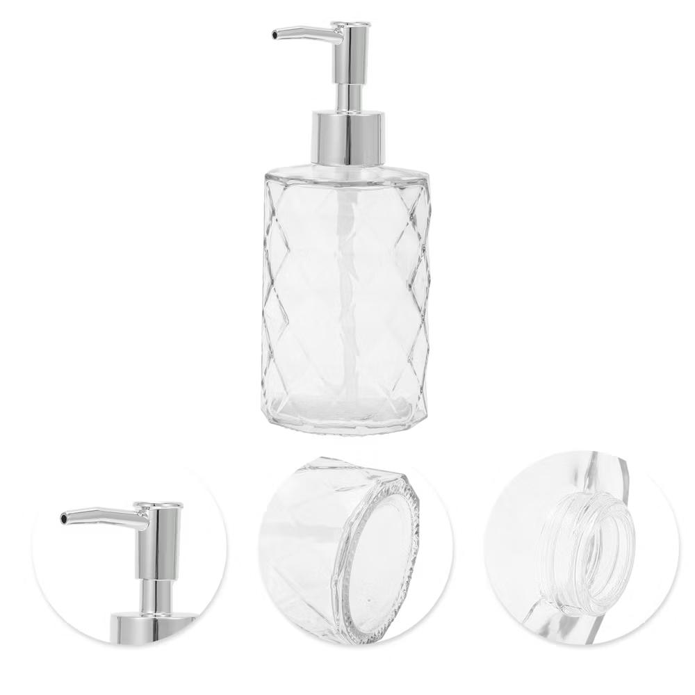 Durable Diamond-shaped Soap Dispenser 11.16oz 1 Pc - Image 9