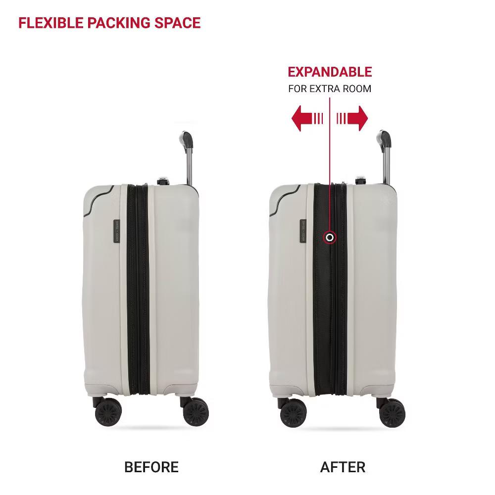 Cascade Hardside Carry On Spinner Wheels Suitcase - Image 9