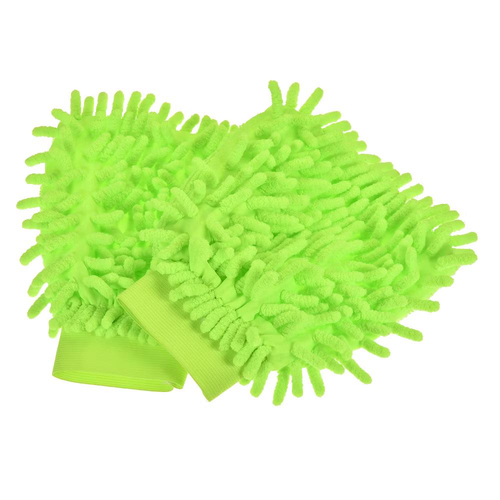 Chenille Reusable Scratch-Free Cleaning Gloves for Home Kitchen 2 Pcs - Image 10