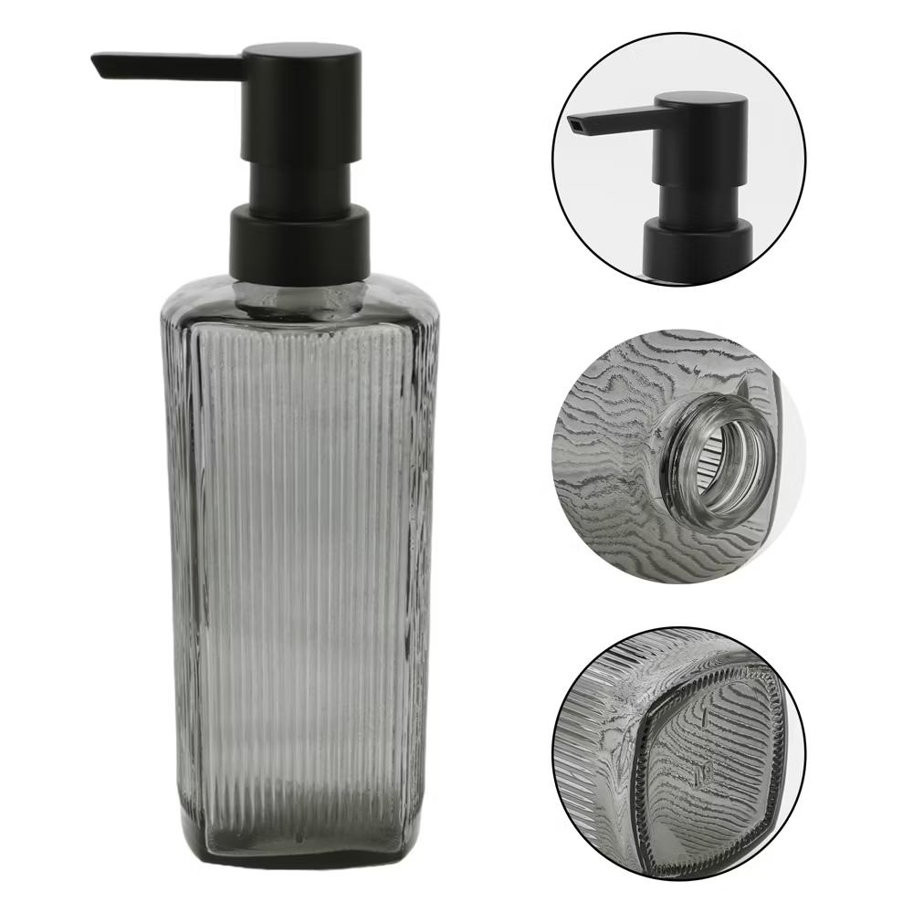 Classic Vertical Lines Soap Pump Dispenser for Bathroom 350ml 1 Pc - Image 23