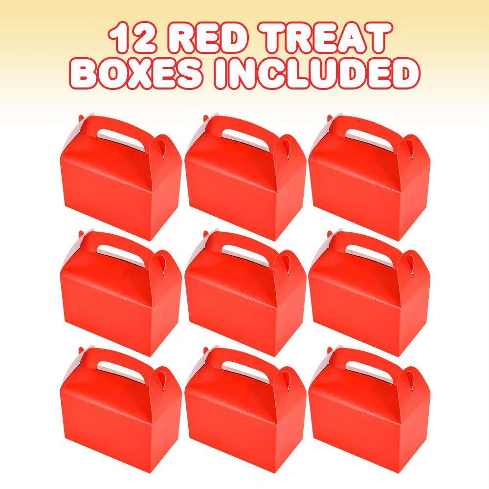 ArtCreativity Red Treat Boxes for Candy, Cookies and Party Favors (Pack of 12) - Image 4