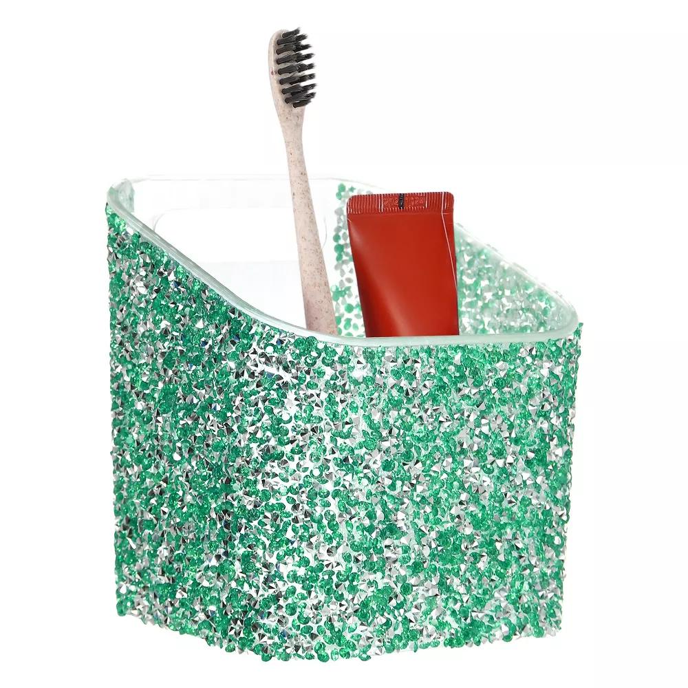 Rhinestone ABS Home Pencil Nail Art Tool Makeup Brush Holder - Image 13