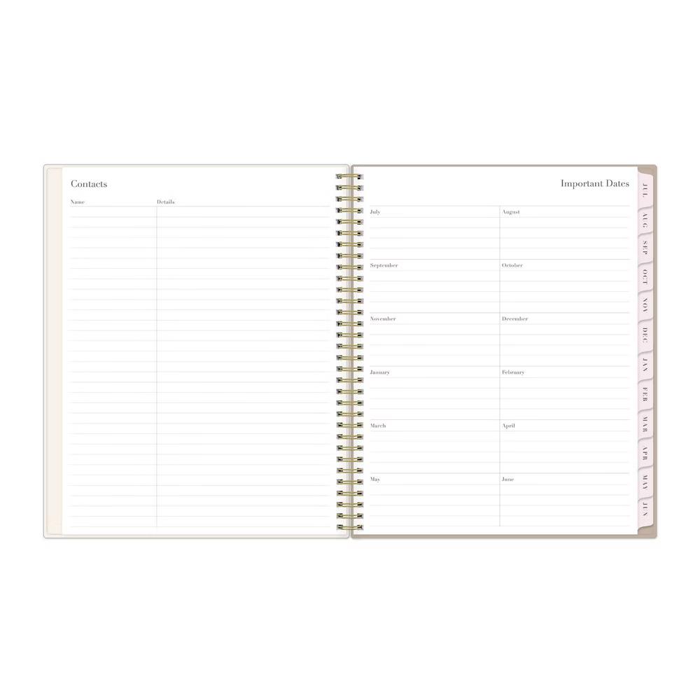Rachel Parcell 8.5"x11" 2026-2027 Planner RP Dalmatia Tan Weekly/Monthly Safety Wirebound - Image 8