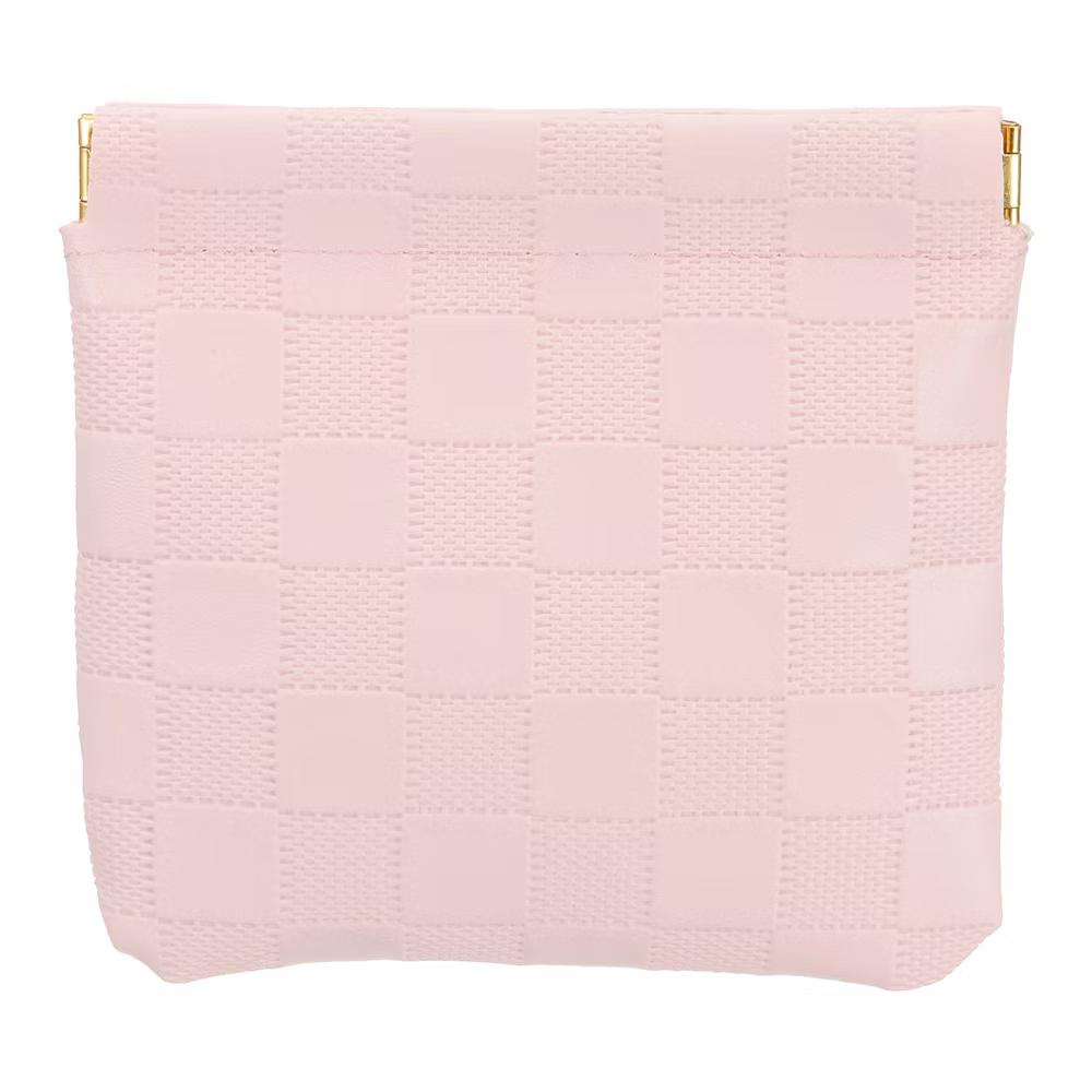 Leather Waterproof Travel Organizing Mini Snap Closure Makeup Pouch - Image 12