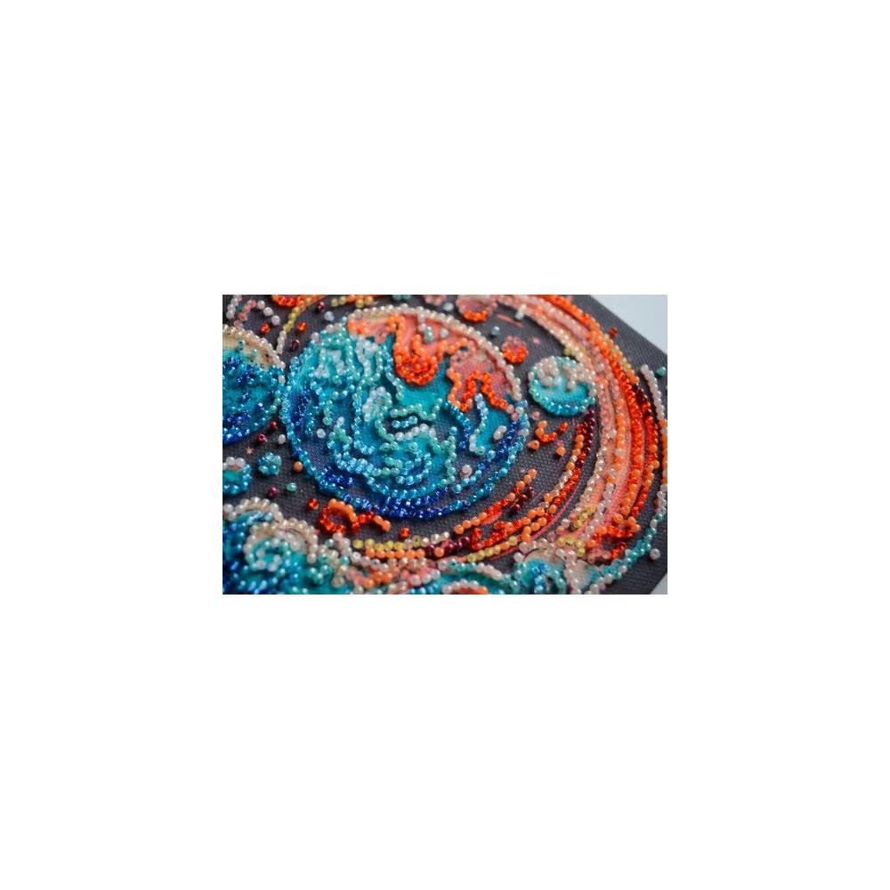 Art Mini Bead embroidery kit - Cosmic energy - Image 3