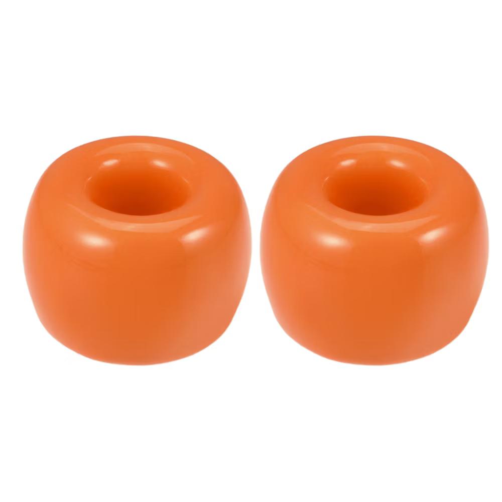 Bathroom Round Mini Ceramic Toothbrush Holder 1.65"x1.18" 2Pcs - Image 42