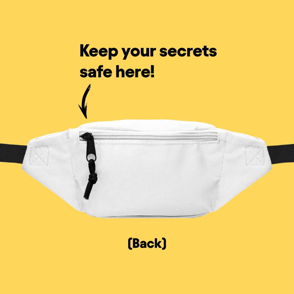 Dalix Fanny Pack w/ 3 Pockets Traveling Concealment Pouch Airport Money Bag - Image 55
