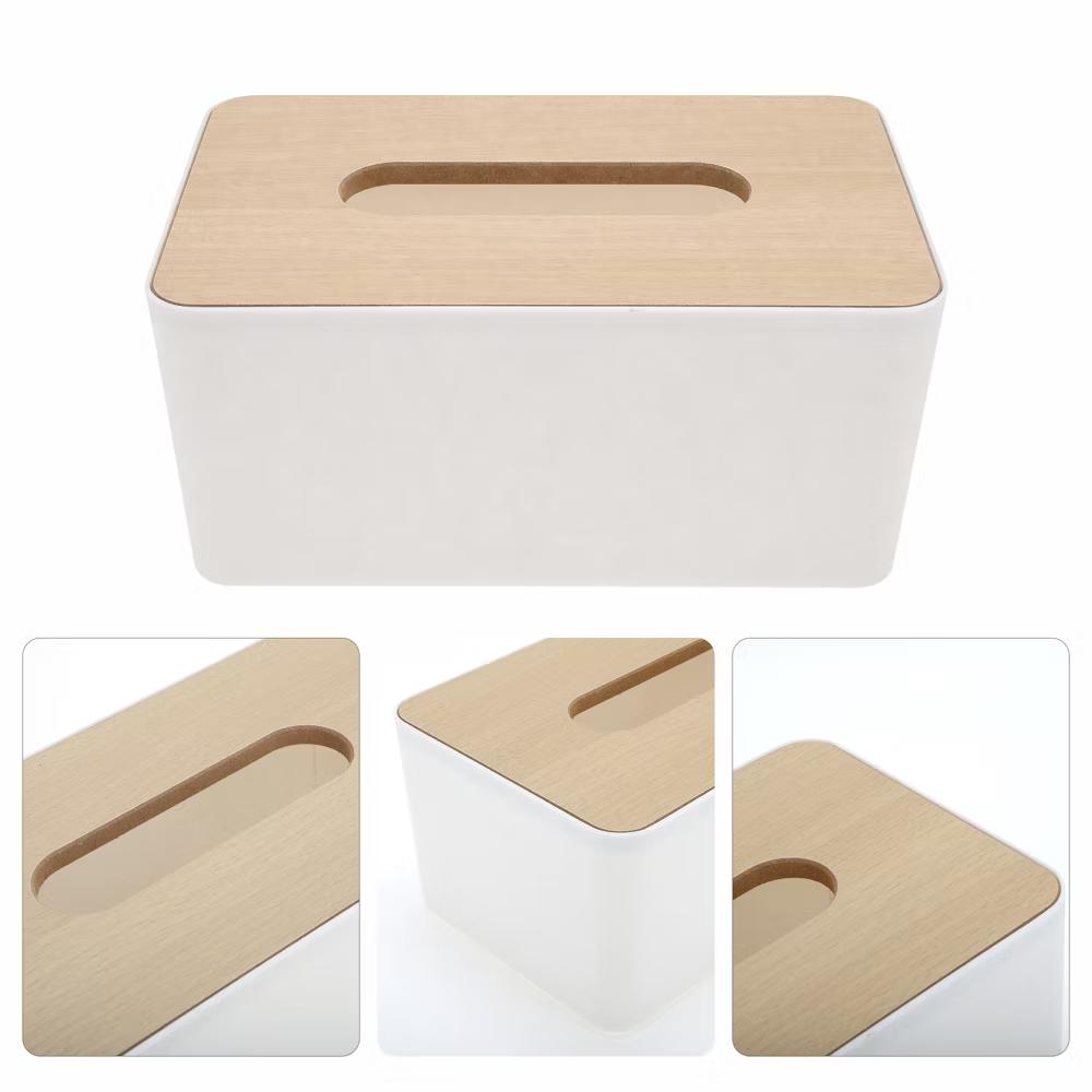 Wooden Lid Tissue Box Cover 1 Pc - Image 19