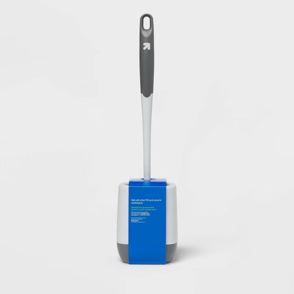 Toilet Brush with Holster - Reusable, Soft Grip - Image 4