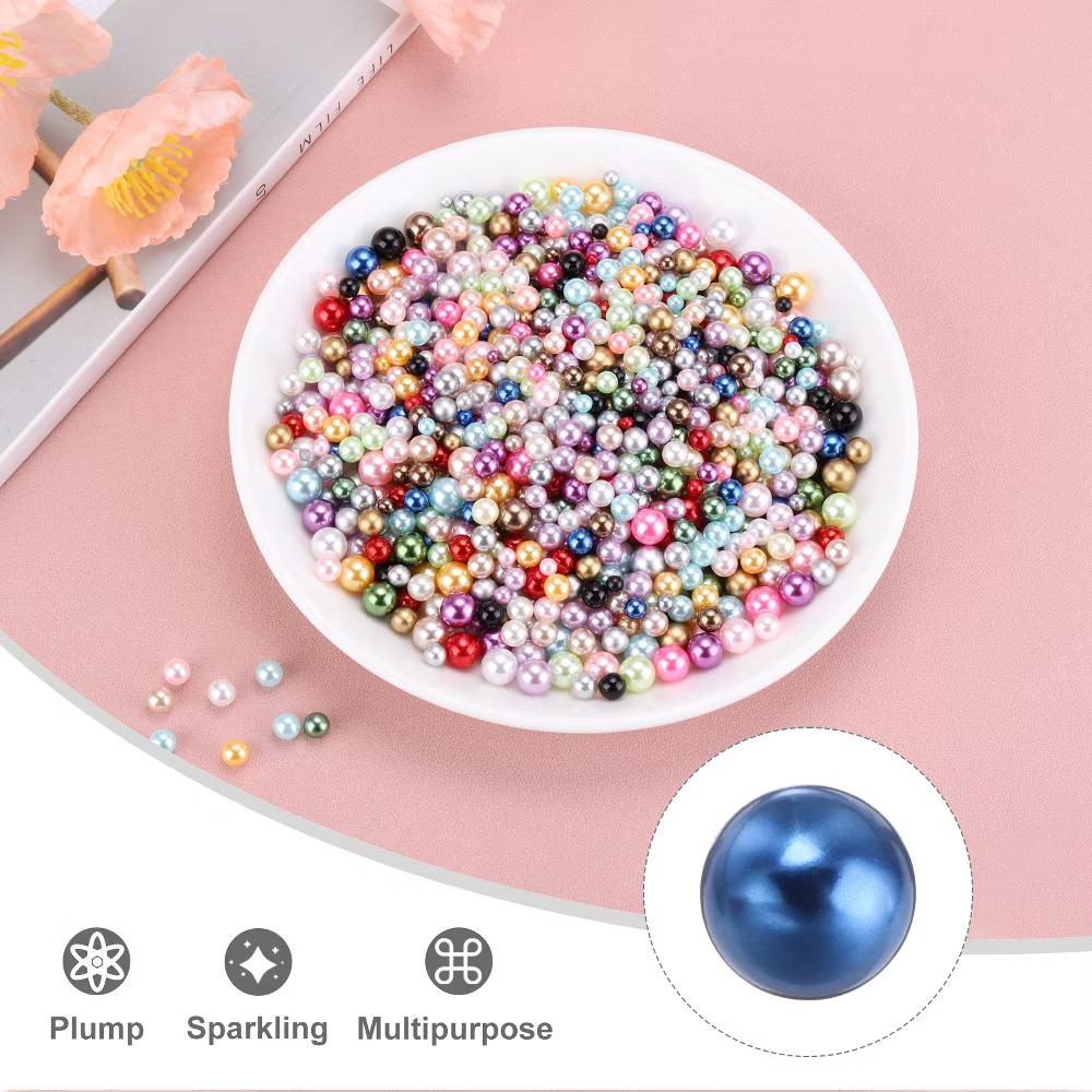 No Hole ABS Round Faux Pearl for Vase Fillers DIY Home Decoration 800 Pcs - Image 22