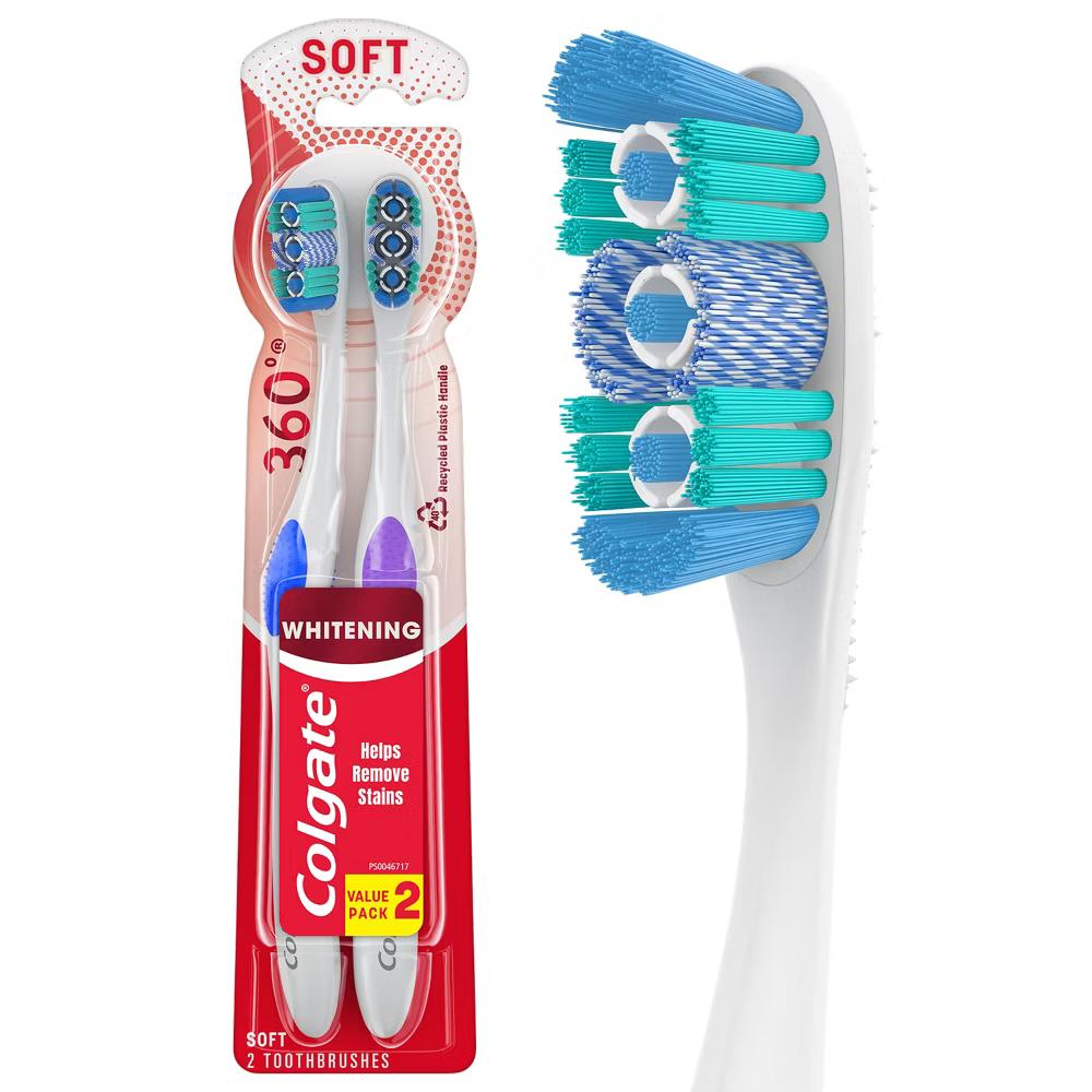 360 Optic White Whitening Manual Toothbrush - Soft - Image 28