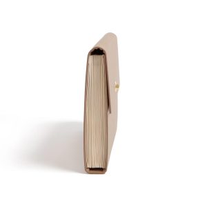 13 Pocket Recycled Pleather Expandable File Light Brown: Paper & Polyurethane File Organizer, 9.25" 13.125"