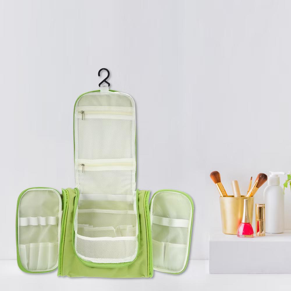 Travel Makeup Bag Travel Toiletry Organizer Makeup Brush Holder Waterproof Oxford Cloth 1 Pc - Image 26