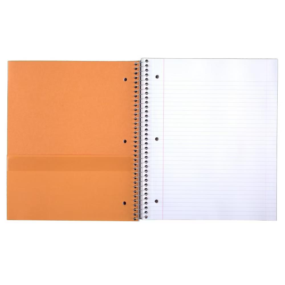 Five Star 3 Subjects 150pg College Ruled Spiral Notebook (Colors May Vary): Perforated, Acid-Free, 3 Hole Punched, Flexible Cover