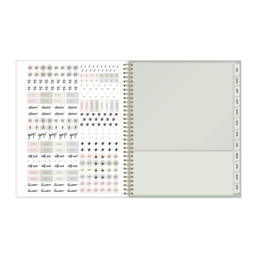 The Everygirl 8.5"x11" 2026-2027 Weekly/Monthly Planner Solid Soft Sage Safety Wirebound - Image 7