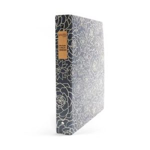 Evolve 1" O-Ring Binder - 220 Sheet Capacity, Navy Succulents Design