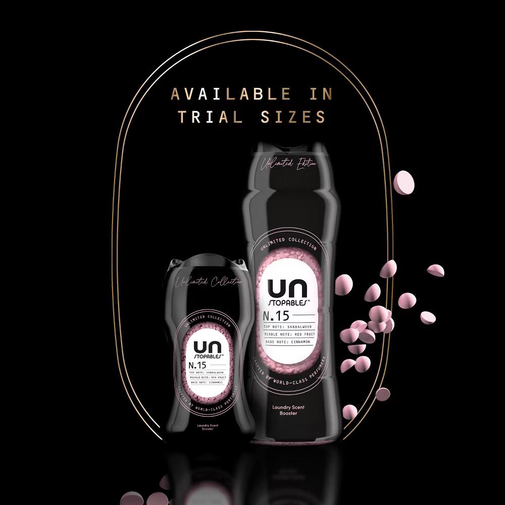 Unstopables Unlimited Collection In Wash Scent Booster Beads No. 15 Laundry Additives - Sandalwood Red Fruit Cinnamon - 21.1oz - Image 4