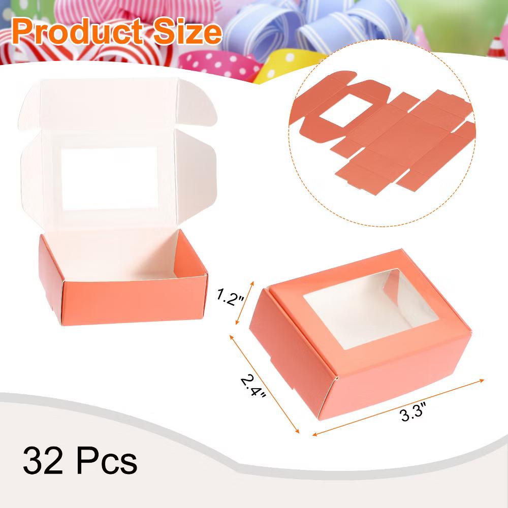 Durable Soap Packaging Boxes Window Design Versatile Applications Gift Box 32 Pcs - Image 22