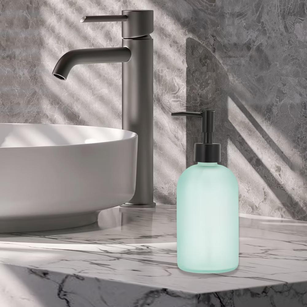 Reusable Cylinder Frosted Soap Dispenser 1 Pc - Image 15