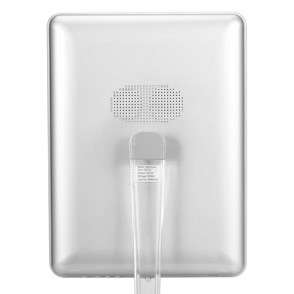 Impressions Vanity Touch Pro LED Makeup Mirror with Bluetooth Audio+Speakerphone & USB Charger - Image 5