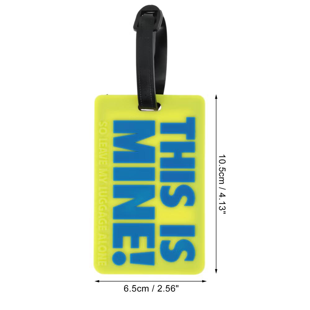 THIS IS MINE Pattern Luggage Tag 1 Pc - Image 20